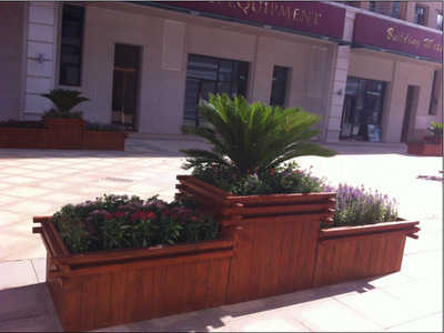 防腐木花箱（鐵樹）